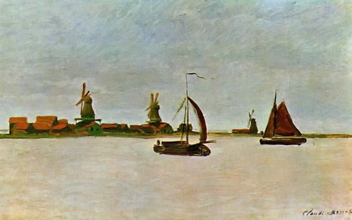 Claude Monet The Voorzaan